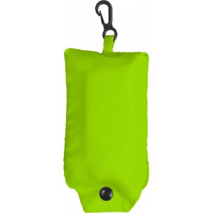 Polyester (190T) shopping bag Vera, lime (Shopping bags)