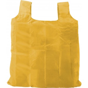 Polyester (190T) shopping bag Vera, yellow (Shopping bags)
