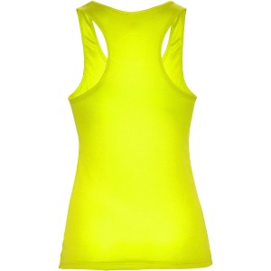 Shura women's sports vest, Fluor Yellow (T-shirt, mixed fiber, synthetic)