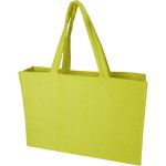 Siam GRS recycled terry beach tote bag 13L, Lime (12075263)