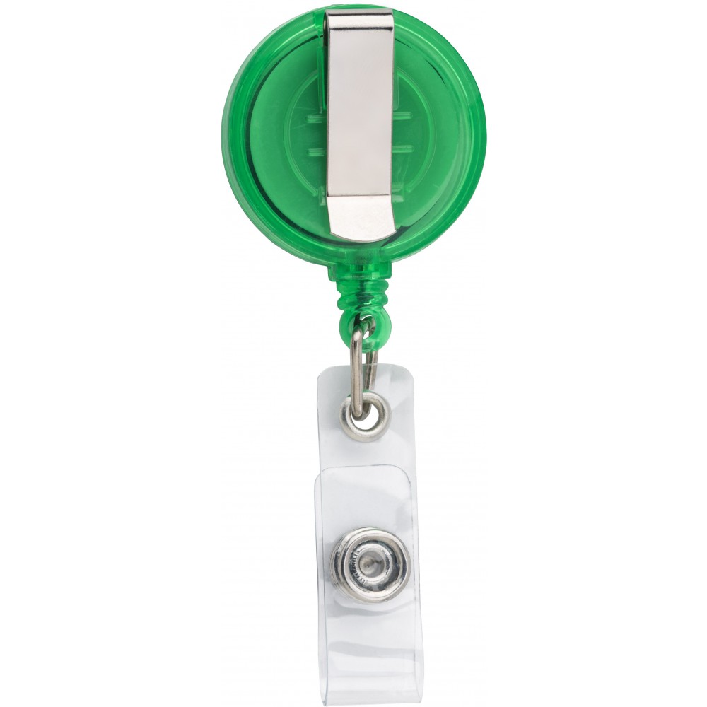 Printed Ski pass holder with 80cm cord, light green (Lanyard, armband