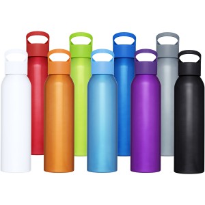 Sky 650 ml sport bottle, Solid black (Sport bottles)