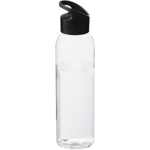 Sky bottle, solid black,Transparent (Sport bottles)