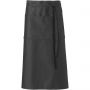 Skyla bartender apron, solid black