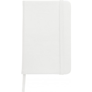 Soft feel notebook (approx. A5), white (Notebooks)