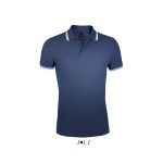 SOL'S PASADENA MEN - POLO SHIRT, French Navy/White (SO00577FN/WH)