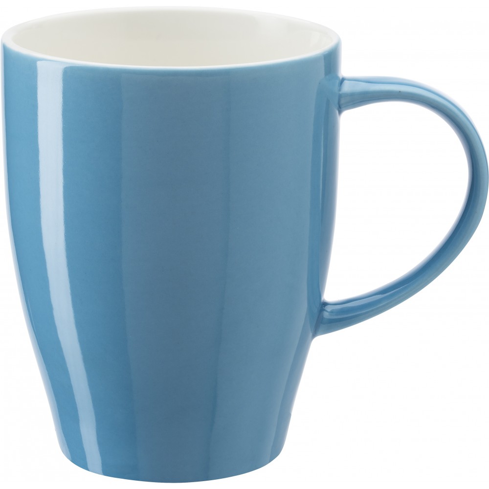 Printed Solid coloured mug (350ml), light blue (Mugs)