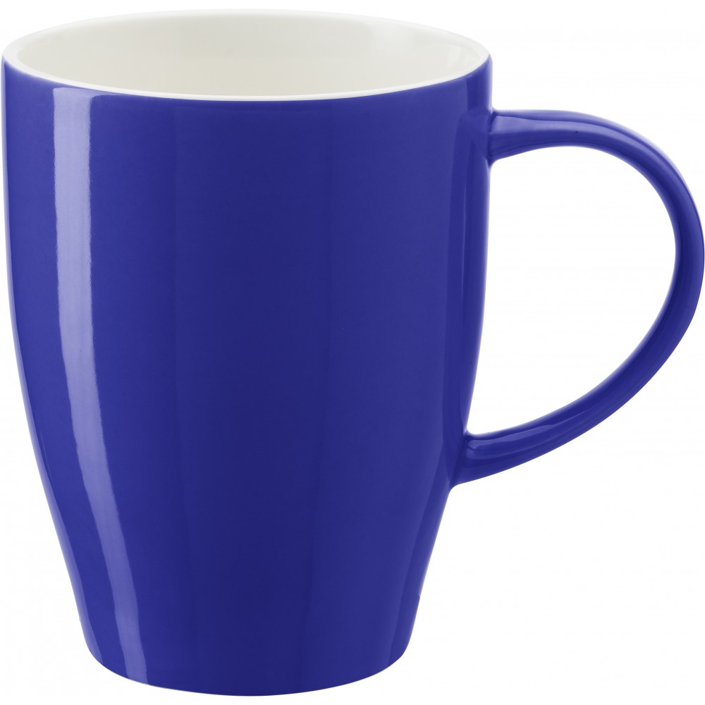 Solid coloured mug (370ml), blue (Mugs) Reklámajándék.hu Ltd.