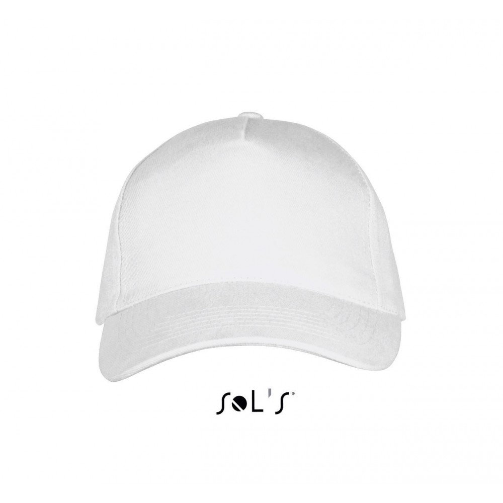 Sols Long Beach 5 Panels Cap White U Canvas Baseballcap Sols Long Beach 5 Panels Cap White U Canvas Baseballcap
