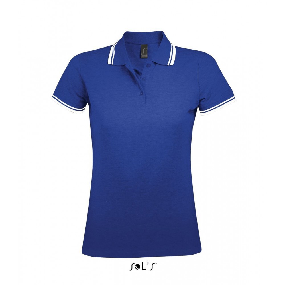 royal blue collared shirt womens