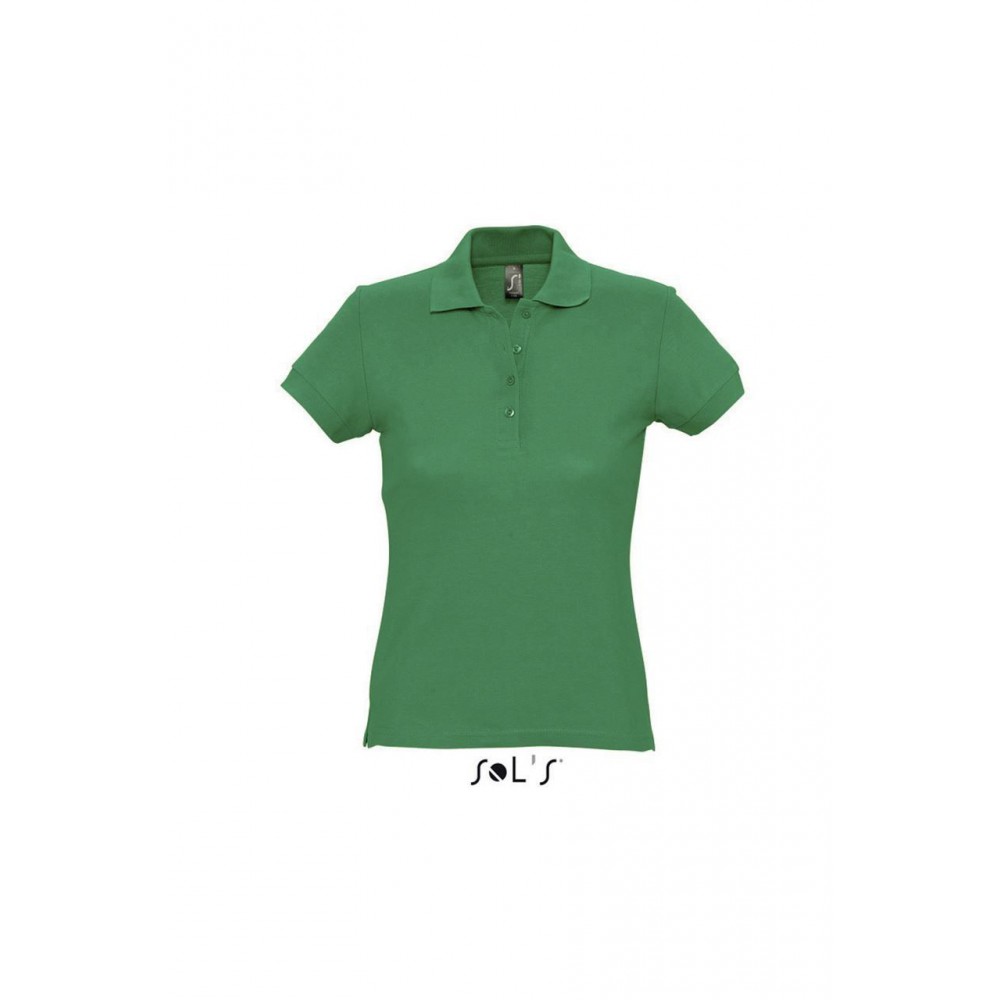 women's kelly green polo shirts