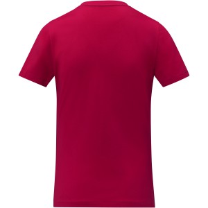 Somoto short sleeve women?s V-neck t-shirt, Red (T-shirt, 90-100% cotton)