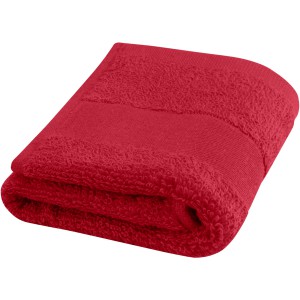 Sophia 450 g/m2 cotton bath towel 30x50 cm, Red (Towels)