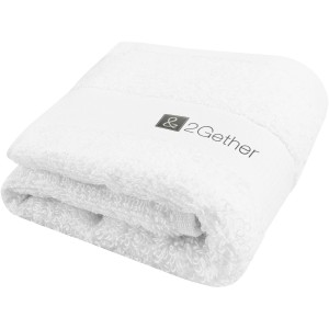 Sophia 450 g/m2 cotton bath towel 30x50 cm, White (Towels)