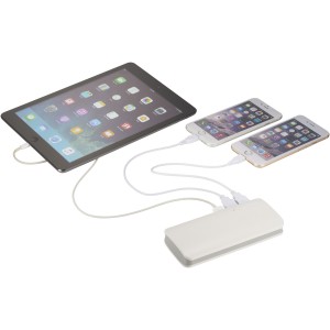 Spare 10.000 mAh power bank, White (Powerbanks)