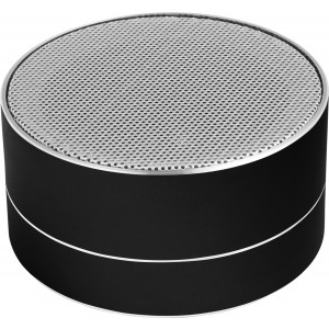 Aluminium wireless speaker, black (Speakers, radios)