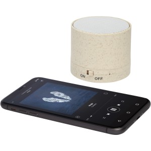 Kikai wheat straw Bluetooth(r) speaker, Beige (Speakers, radios)