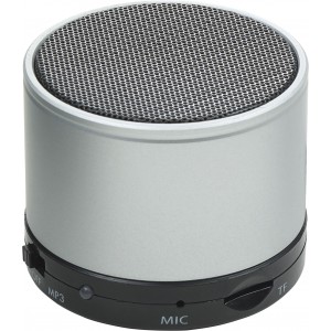 Metal speaker Morgan, silver (Speakers, radios)