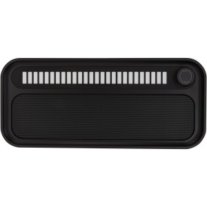 Music Level 5W RGB mood light Bluetooth(r) speaker, Solid black (Speakers, radios)