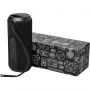 Rugged fabric waterproof Bluetooth(r) speaker, solid black