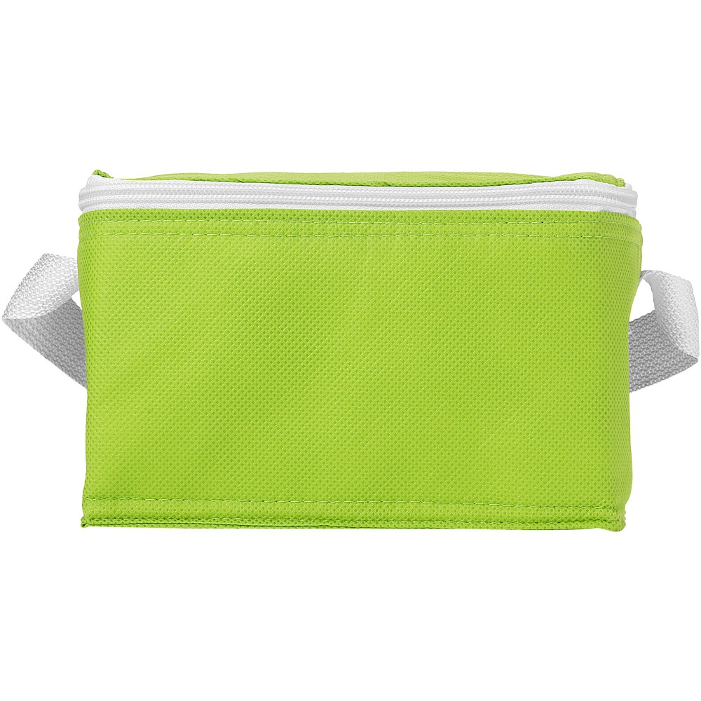 Printed Spectrum 6-can non-woven cooler bag, Apple Green (Cooler bags)