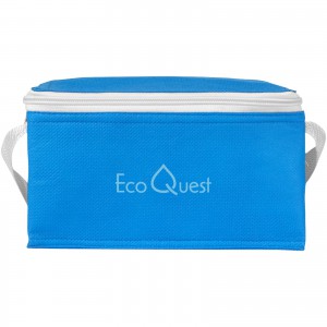 Spectrum 6-can non-woven cooler bag, Aqua (Cooler bags)