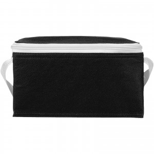 Spectrum 6-can non-woven cooler bag, solid black (Cooler bags)