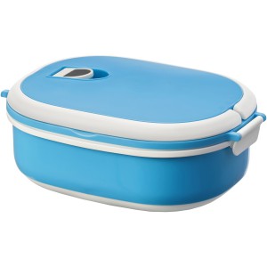 Spiga 750 ml microwave safe lunch box, Blue,White (Plastic kitchen equipments)