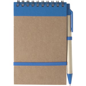 Cardboard notebook Emory, light blue