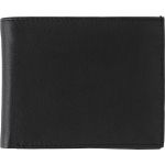 Split leather RFID (anti skimming) purse, black (8064-01)