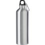Aluminium flask Gio, silver