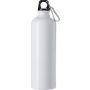 Aluminium flask Gio, white