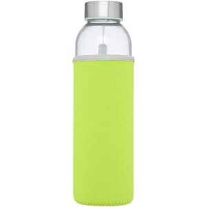 Bodhi 500 ml glass sport bottle, Lime green (Sport bottles)