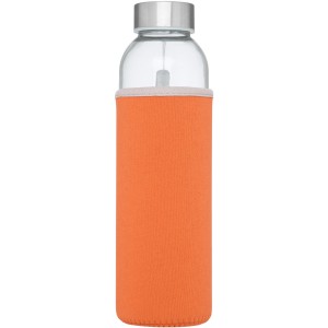 Bodhi 500 ml glass sport bottle, Orange (Sport bottles)