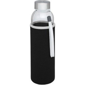 Bodhi 500 ml glass sport bottle, Solid black (Sport bottles)