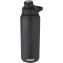 Chute(r) Mag 1 L insulated stainless steel sports bottle, Solid black