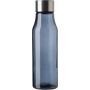 Glass and stainless steel bottle (500 ml) Andrei, black