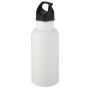 Luca 500 ml stainless steel sport bottle, White
