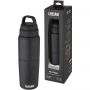MultiBev vacuum insulated stainless steel 500 ml bottle and 350 ml cup, Solid black