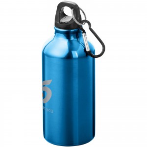 Oregon 400 ml sport bottle with carabiner, Blue (Sport bottles)