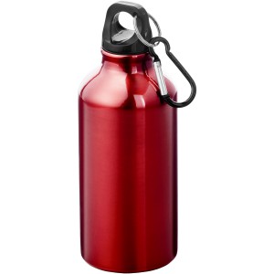 Oregon 400 ml sport bottle with carabiner, Red (Sport bottles)