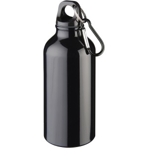 Oregon 400 ml sport bottle with carabiner, solid black (Sport bottles)