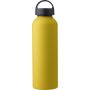 Recycled aluminium bottle Rory, yellow