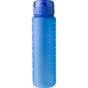 RPET drinking bottle (1000 ml) Brinley, cobalt blue (Sport bottles)