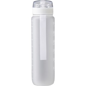 RPET drinking bottle (1000 ml) Brinley, transparent (Sport bottles)