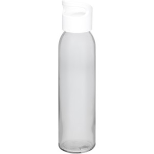 Sky 500 ml glass sport bottle, White (Sport bottles)