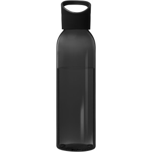 Sky 650 ml recycled plastic water bottle, Solid black (Sport bottles)