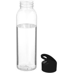 Sky bottle, solid black,Transparent (Sport bottles)