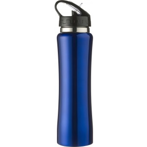 Stainless steel double walled flask Teresa, cobalt blue (Sport bottles)
