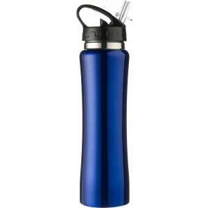 Stainless steel double walled flask Teresa, cobalt blue (Sport bottles)